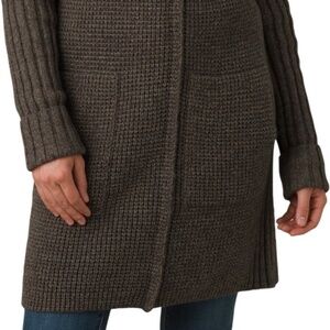 prAna Womens XS Yuna Y2K Gorpcore Long Cardigan sweater